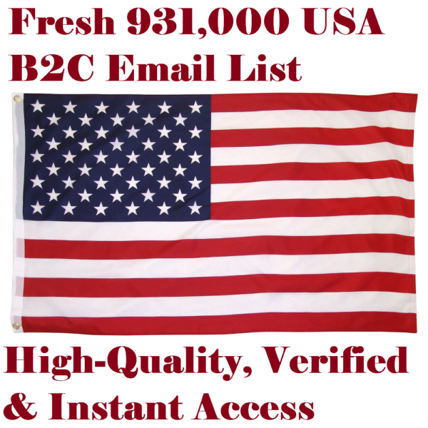 931,000 Verified USA B2C Email Leads – Consumer Marketing List - Image 2