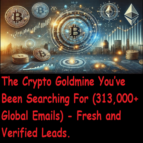 313,000+ Verified Global Crypto Email Leads – Worldwide Cryptocurrency Users Database - Image 3