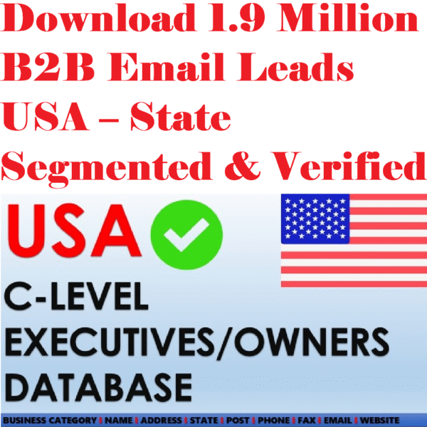 1.9 Million+ Verified USA B2B Email Leads – State-Wise Business Database - Image 2