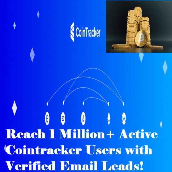 1 Million+ Cointracker Crypto Users Email Database – Investors & Traders Leads - Image 3