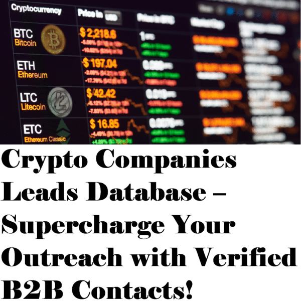 4,000+ Verified Top Crypto Companies Leads Database – Global B2B Email List - Image 3