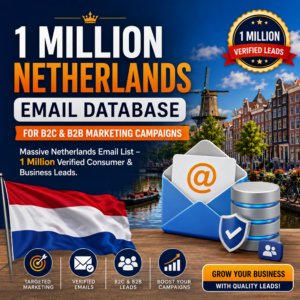 1 Million Netherlands Email Database for B2C & B2B Marketing Campaigns