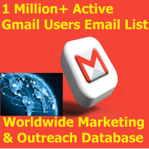 1 Million+ Active Gmail Users Email List – Worldwide Marketing & Outreach Database