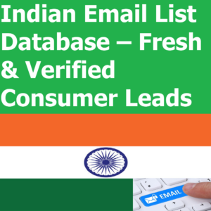 1 Million Indian Email List Database – Fresh & Verified Consumer Leads
