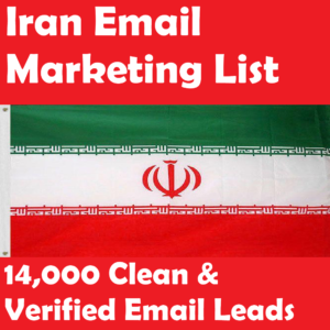 Iran Email Marketing List – 14,000 Clean & Verified Email Leads