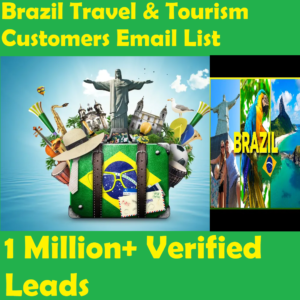 Brazil Travel & Tourism Customers Email List – 1 Million+ Verified Leads