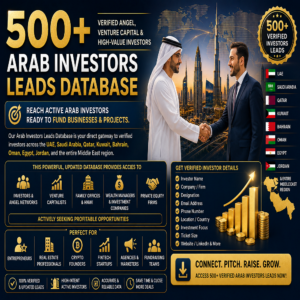 Arab Investors Database – Verified Angel, Venture Capital & High-Value Investors