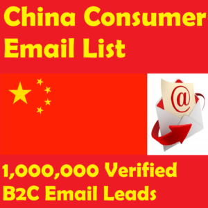 China Consumer Email List – 1,000,000 Verified B2C Email Leads