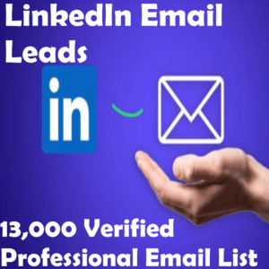LinkedIn Email Leads – 13,000 Verified Professional Email List