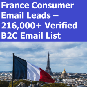 France Consumer Email Leads – 216,000+ Verified B2C Email List