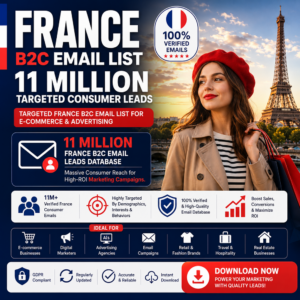 France B2C Email List – 11 Million Targeted Consumer Leads