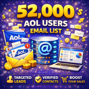 AOL Email List Database – 52,000 Active AOL Leads
