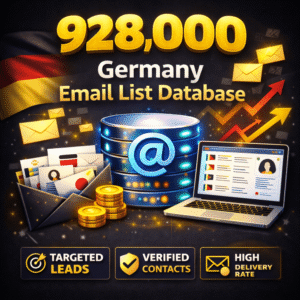 Germany Email List Database – 928,000 Active Leads for Marketing