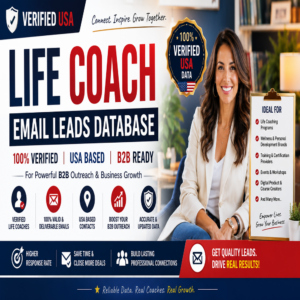 2,500 USA Life Coach Email Leads Database