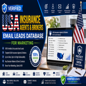 304,000+ USA Insurance Agents & Brokers Email Leads Database
