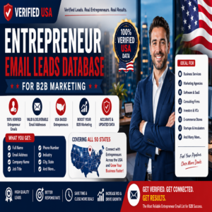 2,500 USA Entrepreneur Email Leads Database