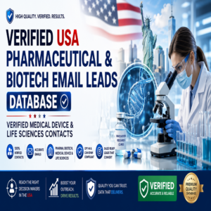 340,000+ USA Pharmaceutical & Biotech Email Leads Database
