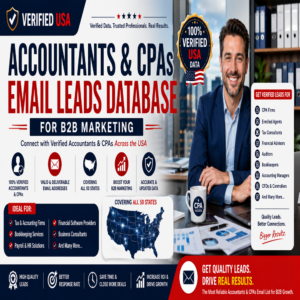 307,000+ USA Accountants & CPAs Email Leads Database