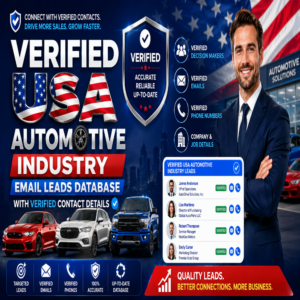 302,000+ USA Automotive Industry Leads for Business Development